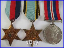 100% Original WW2 AIR CREW EUROPE STAR Group of Medals. Unnamed as issued