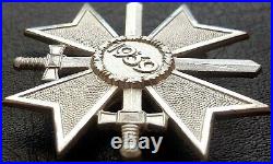 10252? German post WW2 1957 pattern Army War Merit Cross First Class medal ST&L