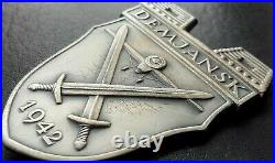 10272? German army Wehrmacht post WW2 1957 pattern Demjansk shield 1942 ST&L