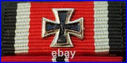 10391? German post WW2 1957 pattern ribbon bar Iron Cross Wound Badge Assault
