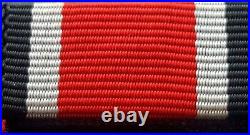 10637? German post WW2 1957 pattern ribbon bar Iron Cross Wound Badge Infantry