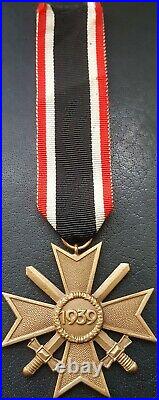 10750? German Army War Merit Cross II. Class medal post WW2 1957 pattern ST&L