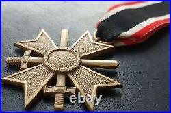 10750? German Army War Merit Cross II. Class medal post WW2 1957 pattern ST&L
