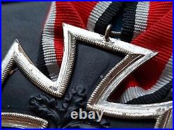 10836? German post WW2 1957 pattern mounted medal group Iron Cross II Winterwar