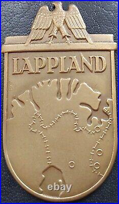 10894? German army Wehrmacht post WW2 1957 pattern Lappland shield ST&L