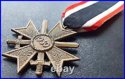 10976? German post WW2 1957 pattern Army War Merit Cross II. Class medal ST&L