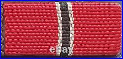 11033? German post WW2 1957 pattern ribbon bar Iron Cross Wound Badge Assault