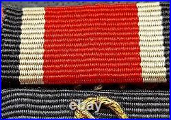 11204? German post WW2 1957 pattern ribbon bar Iron Cross Close Combat Clasp
