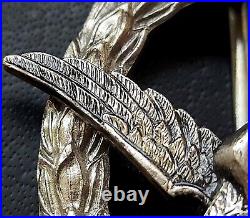 11400? German post WW2 1957 pattern Air Radio Operator & Air Gunner Badge