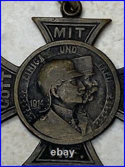 1914 German Got Mit Uns Cross Medal