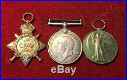 1914 Mons Trio Medals Major Apthorpe Army Service Corps. Served Before Ww1 With