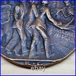 1915 Lusitania Medallion Karl Goetz Satirical German Medal World War 1 May 7