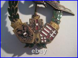 1918 Navy Sea pilot badge medal Zimbler Wien rare medal from the WW I K. U. K