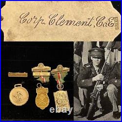 1940s National Matchs Medals Engraved Named Distinguished Marksman