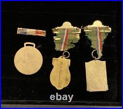 1940s National Matchs Medals Engraved Named Distinguished Marksman