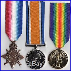 1st World War Trio GV Replacement medals