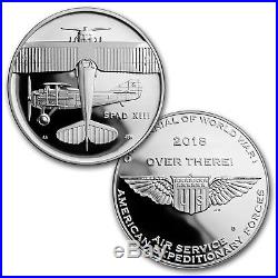 2018 World War I Centennial Silver Dollar Air Service Medal Set SKU#159195