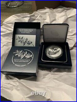 2020 End of World War 2 75th Anniversary Silver Medal