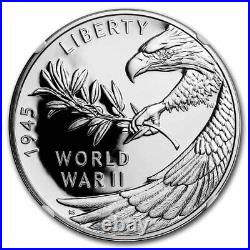 (2020) World War II Silver Anniversary Medal PF-70 NGC (V75) SKU#246564