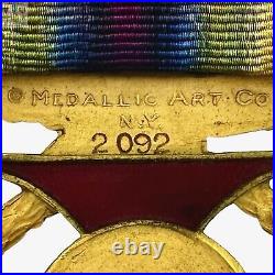 #2092 Wwi U. S. Military Order Of The World War Medal Medallic Art Co. Numbered