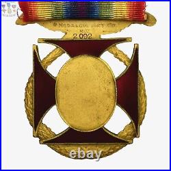 #2092 Wwi U. S. Military Order Of The World War Medal Medallic Art Co. Numbered