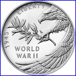 20XH 2020 End Of World War II Silver Medal 75th Anniversary IN HAND