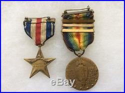 26th Division WW1 Named & Numbered Medal Pair