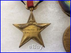 26th Division WW1 Named & Numbered Medal Pair
