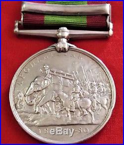 2/7th FOOT PRE WW1 BRITISH 1878-1880 AFGHANISTAN CAMPAIGN MEDAL ROYAL FUSILIERS