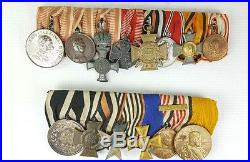 2 German Ww1 Medal Bars 6 & 8 Place Huge Nice Condition See Photos