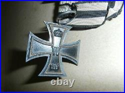 3 Vintage German 1813 1914 Iron Cross Rifle 1918 Hindenburg Military Medals