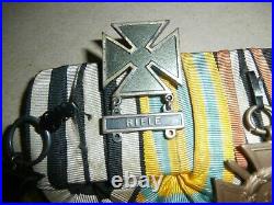 3 Vintage German 1813 1914 Iron Cross Rifle 1918 Hindenburg Military Medals