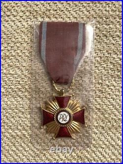 4 Poland Conquest of Berlin Cross of Merit Medals Ribbon Award Books Bundle