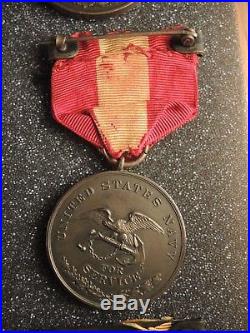 4 to Jones WW I victory with transport bar, Mexico Philippine West Indies medal