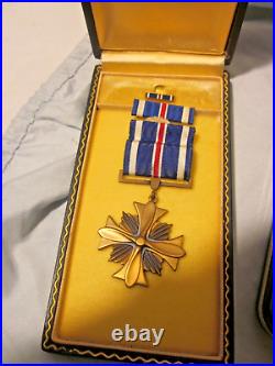 5 Vintage Different Medals of US with Accompanying Documents
