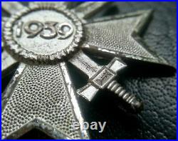 6730? German Army War Merit Cross First Class medal post WW2 1957 pattern ST&L