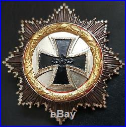 7430 German Cross Gold medal 1957 pattern Deutsches Kreuz post WW2 maker ST&L