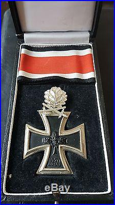 7496 German Iron Cross Knight Cross Oak Leaves medal post WW2 1957 pattern STL