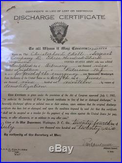 78th Division WW1 Named & Numbered Medal Group with Original Documents