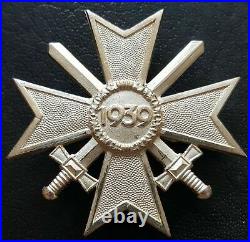 7978? German Army War Merit Cross First Class medal post WW2 1957 pattern ST&L