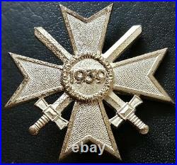 8000? German Army War Merit Cross First Class medal post WW2 1957 pattern ST&L