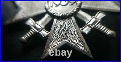 8140? German Army War Merit Cross First Class medal post WW2 1957 pattern ST&L
