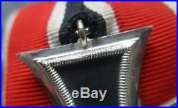 8174 German mounted medals post WW2 1957 pattern Iron Cross Ostmedaille DEUMER