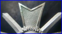 8287? German Army War Merit Cross First Class medal post WW2 1957 pattern ST&L