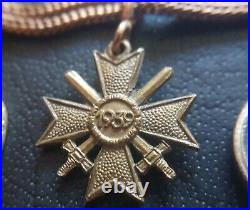 8324? German post WW2 1957 pattern miniature chain Iron Cross Eastern Front