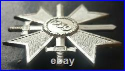 8352? German Army War Merit Cross First Class medal post WW2 1957 pattern ST&L