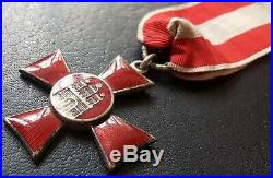 8398 German WW1 Hamburg Hanseatic Cross medal Hanseatenkreuz enamelled