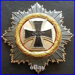 8556 German Cross Gold medal 1957 pattern Deutsches Kreuz post WW2 maker ST&L