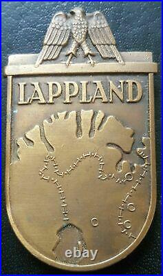 8782? German army Wehrmacht post WW2 1957 pattern LAPPLAND shield ST&L