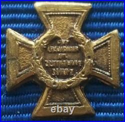 9089? German post WW2 1957 pattern ribbon bar Iron Cross Border Force Cross